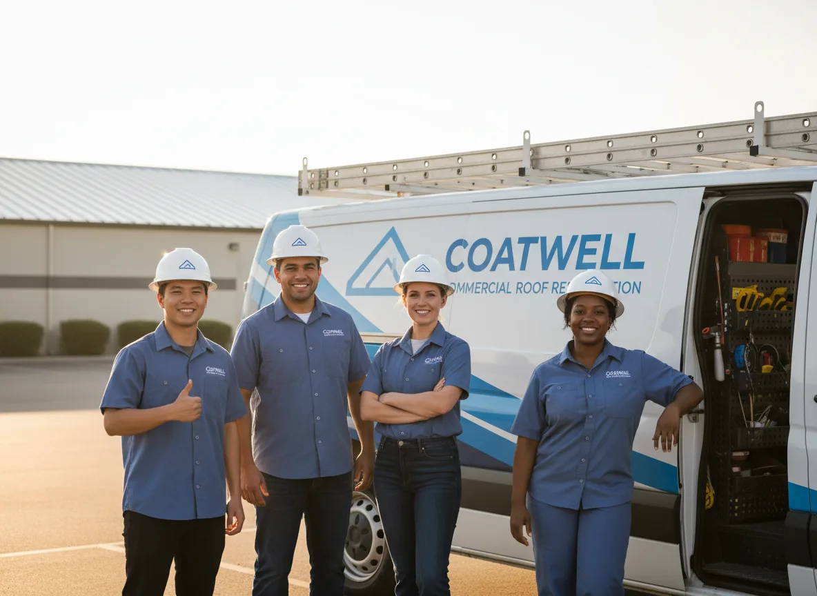 Commercial roof coating company in Hamlet, IN